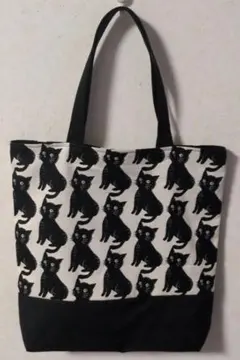 トートバック（ハンドメイド）セブンベリーねこ柄