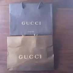 GUCCIショップ袋２枚