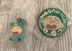 クレヨンしんちゃん めじるしアクセサリー 刺繍缶バッジ マサオくんver.のサムネイル
