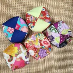 お手玉 ５こセット ハンドメイド 329のサムネイル