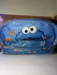 セサミストリート クッキーモンスター ポーチ