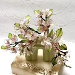 桜　現品限り　アメリカンフラワー　ディップフラワー　ディップアートのサムネイル