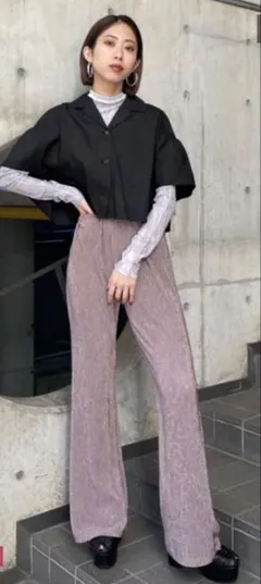 EMODA ルーズプリーツパンツのサムネイル