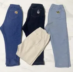 レギンス 90cm 4点セット リラックスフィット ユニクロ UNIQLO