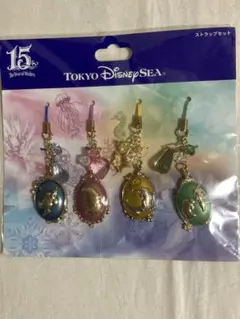 ディズニーシー 15周年 ストラップセット