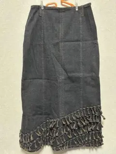 デニムロングスカート