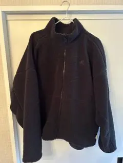adidas フリースジャケット ブラック
