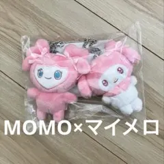 即日発TWICE×サンリオコラボ　バッグチャーム　モモ　マイメロ　新品無開封