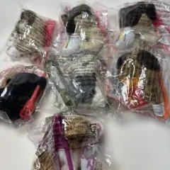 マクドナルド ハッピーセット犬のぬいぐるみ 5種7体