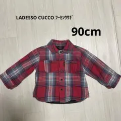 LADESSO ジャケット　ピンクチェック　90cm