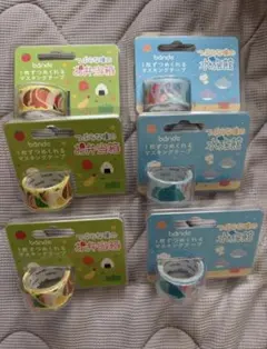 【定価770円】bande つぶらな瞳 マスキングテープ 6個セットのサムネイル