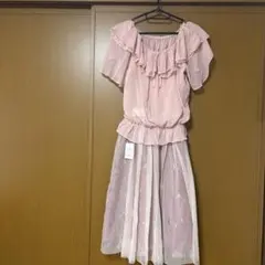 【新品タグ付き】アクシーズファム　アンサンブル　レース　ワンピース M