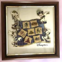 東京ディズニーシー　7つのテーマポート　ピンバッジセット　外箱つき