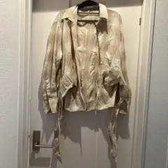 【M】ZARA 透け感あり シャツ