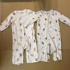 ジェラートピケ　ロンパース　２点セット