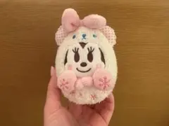 ミニー ぬいぐるみ ボールチェーン付き　ディズニー　ぬいぐるみバッジ