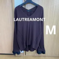 【LAUTREAMONT】ファー付きお袖（取り外し可能）が可愛いニット❤︎M