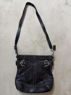 美品COACH ブラックショルダー