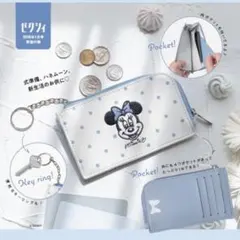 ゼクシィ1月号付録【ミニーマウス】カード&コインケース