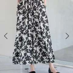 グローバルワーク フレアワイドパンツ