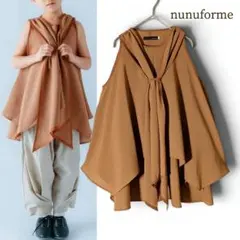 Noble スクエア－スリ－ブフロントオ－プンブラウス 新品 タグ付き