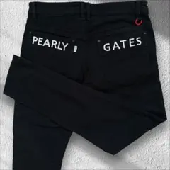 現行モデル　パーリーゲイツ　パンツ　L〜XL相当 紺　ネイビー　刺繍ロゴ　5 現行モデル パーリーゲイツ パンツ L〜XL相当 紺 ネイビー 刺繍ロゴ 5