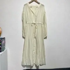 【美品】ローリーズファーム シアーシャツワンピース ウエストマーク 羽織 L