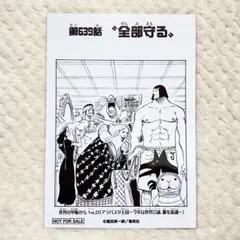 ペル チャカ クンフージュゴン 特典 扉絵ブロマイド ONE PIECE