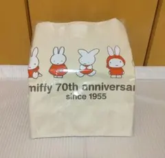 ミッフィー　マチ付き BIGトートバッグ　70th Anniversary　赤