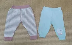 ズボン　2枚セット　80