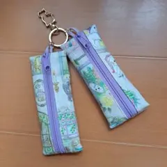 ファスナーポーチ 2個 ユキエモン ハンドメイド - メルカリ