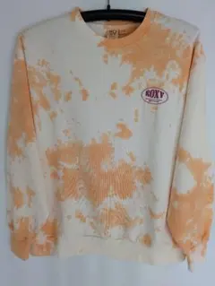 ROXY タイダイ柄 スウェットМ　薄手（タグなし）