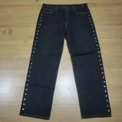 swagger スタッズ付きダークデニムパンツ 2XLのサムネイル