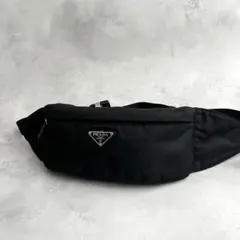 【極美品✨現行】PRADA ウエストバッグ　RFID認識済み　Re-Nylon