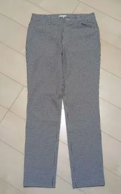 B. Three チェック柄パンツ 34サイズ