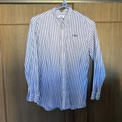 LSU ストライプ ボタンダウンシャツ 長袖