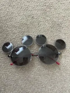 ディズニー ミッキーマウス型ミラーサングラス