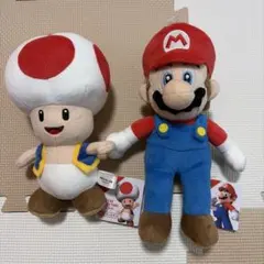 マリオ　キノピオ　ぬいぐるみセット