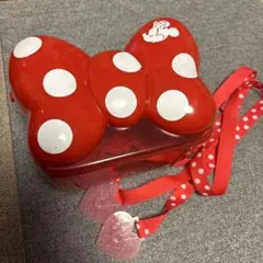 【美品】ミニーマウス リボン型ショルダーポップコーンバケット　ディズニー