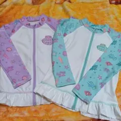 PINK SAIL ラッシュガード 2枚セット110サイズ未使用→最終値下げ