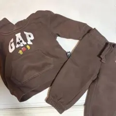 GAP ミッキー　セットアップ　茶色