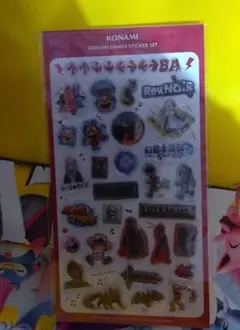 東京ゲームショウ　KONAMI　キャラクターシール
