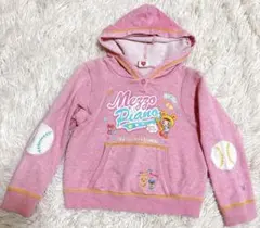 レア　y2k 平成レトロ メゾピアノ ミミポポヴィンテージ　総柄ナルミヤ 野球