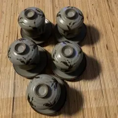 たち吉　花模様の蓋つき椀 5個セット