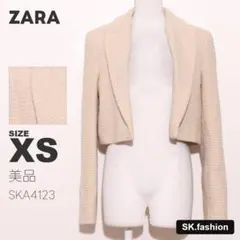 美品 ZARA アウター テーラードジャケット　長袖　ショート丈　ツイード生地