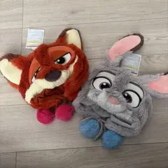 ディズニーリゾート ズートピア ニック　ジュディ　ファンキャップ