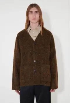OUR LEGACY CARDIGAN Olive Melange Mohairのサムネイル