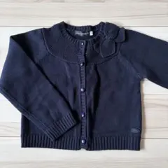 【美品】BeBe ネイビー カーディガン 110㎝