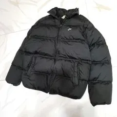 【訳あり】ナイキ　メンズダウンジャケット　リバーシブル　ジッパー付き　ブラック