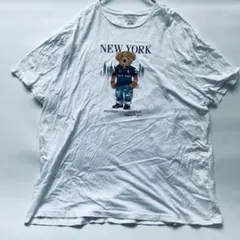 APPLEBUM NYロゴ 両面プリントTシャツ XL ヤンキース ビッグロゴ 